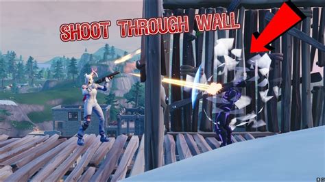 New Game Breaking Glitch Shoot Through Walls Fortnite Battle