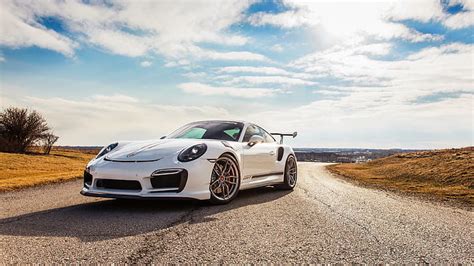 Hd Wallpaper Porsche 911 Turbo V Rt White Supercar Wallpaper Flare