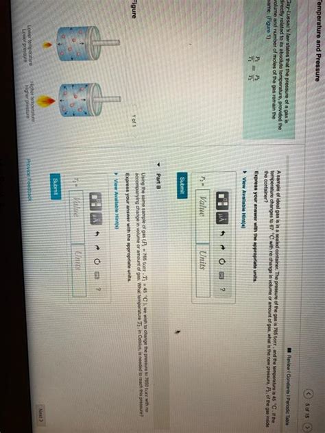 Solved Temperature And Pressure Of Review Constants Chegg