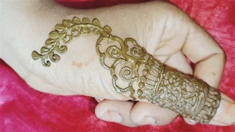 New Stylish And Cute Finger Mehndi Design Thumb Tattoo Mehndi Design Youtube