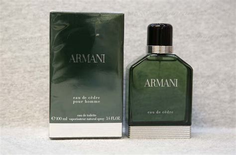 Armani Eau De Cedre Pour Homme Giorgio Armani Maximum Fragrance