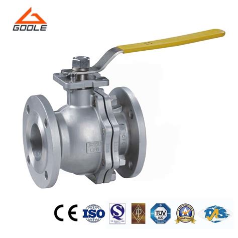 Cast Stainless Steel Flanged Floating Ball Valve China Flanged Ball