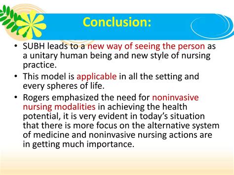 Nursing Theory Martha Rogers The Science Of Unitary Human Beings Ppt