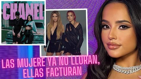 AL PURO ESTILO De SHAKIRA BECKY G LANZA TIRADERA Junto A PESO PLUMA En