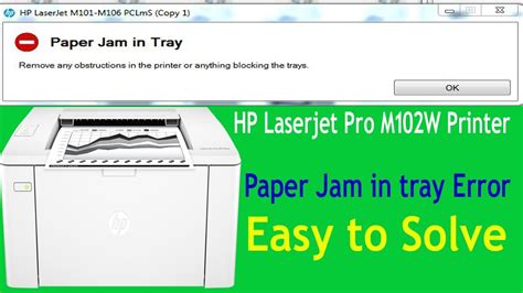 Hp Laserjet Pro M102w Paper Jam In Tray Problem Solved By Technical Jasis Paper Jam In Tray