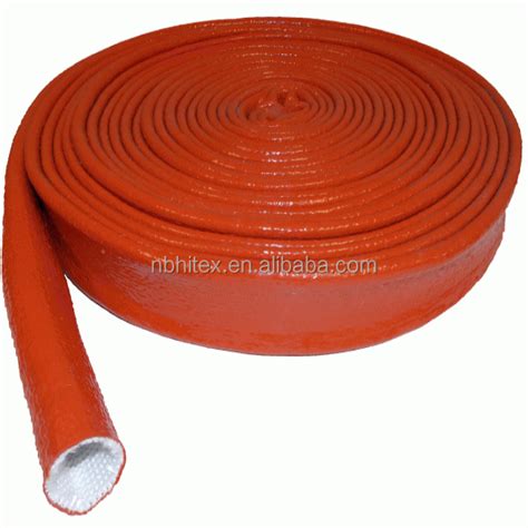 Fiberglass Braided Silicone Rubber Fire Sleeve Buy Fire Sleeve