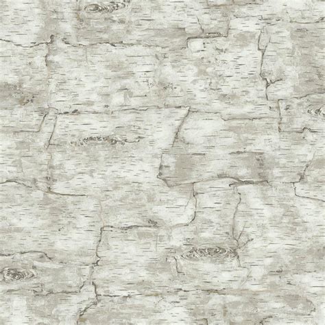 York Wallcoverings Birch Bark Wallpaper Lm The Home Depot