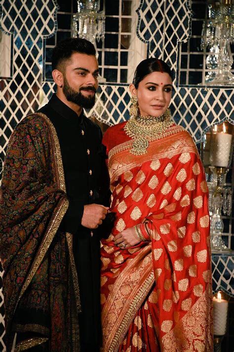 Virat Kohli and Anushka Sharma Wedding Reception Photos