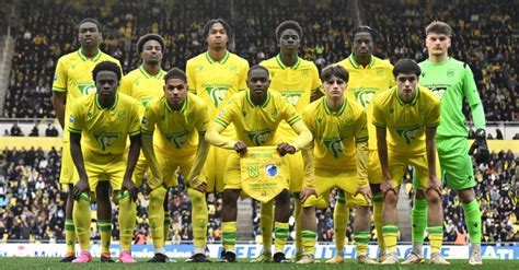 FC Nantes Les Canaris célèbrent une réussite historique