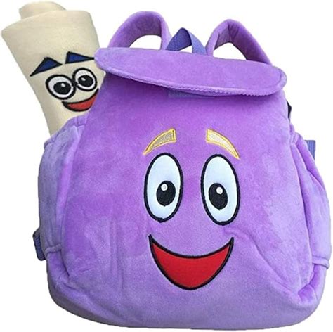 Dora Explorer Backpack Dora Bag125inch Dora Explorer Rescue Bag With Map Amazonca Clothing