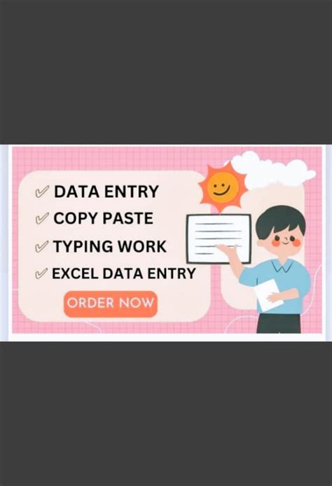 Do Data Entry Typing Work Copy Paste Excel Data Entry And Pdf To