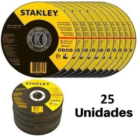 Disco De Corte Ferro A O Inox X X Mm Unidades Stanley