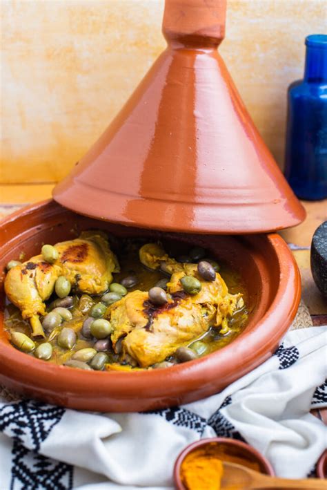 Moroccan Chicken and Olive Tajine with Preserved Lemons