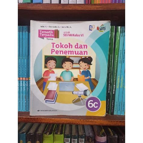 Jual BUKU BEKAS TEMATIK TERPADU KELAS 6 SD JILID 6C ERLANGGA KURIKULUM