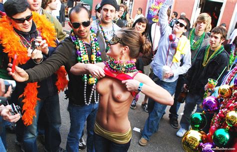 Mardi Gras Flashing Photos Naked And Nude In Public Pictures