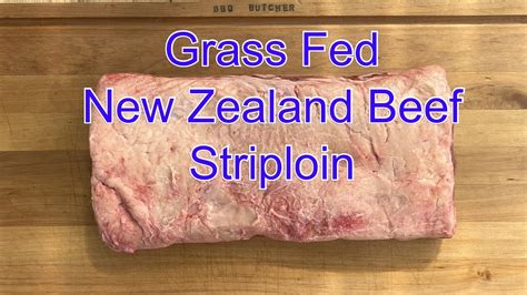 How To Perfectly Trim Cut New Zealand Grass Fed Beef Striploin At