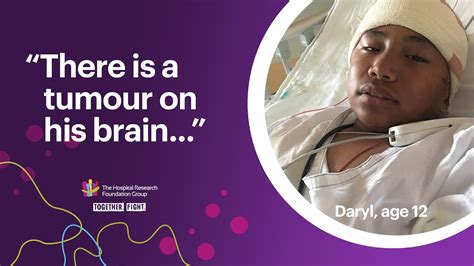 Daryls Fight Against Childhood Brain Cancer Youtube