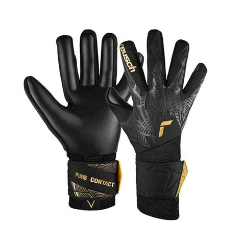 Reusch Torwarthandschuhe Pure Contact Infinity Schwarz Gold