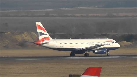 British Airways Airbus A320 200 G EUYP Takeoff From Vienna