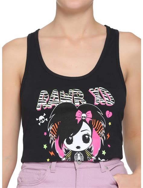 Scene Girl Rawr Xd Girls Tank Top Hot Topic