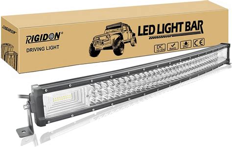 Rigidon Barra De Luz Led Curvada D Tri Row Pulgadas W V V