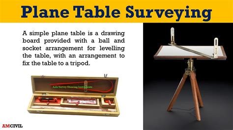 Sandg M1 Plane Table Surveying Graphical Method Orientation Using