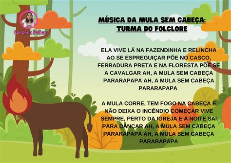 Música Do Folclore Brasileiro - Letras das músicas dos personagens do folclore ilustradas - Professora ...