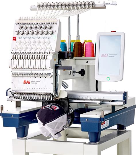 Bai Hat Embroidery Machine Computerized Commercial Embroidery Machine For Clothing