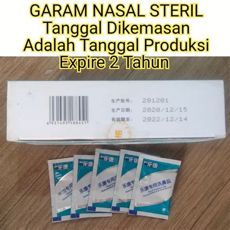 Jual Garam Untuk Cuci Hidung Nose Nasal Rinse Salt Wash Cleaner Di