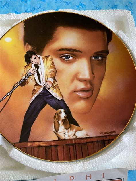 Elvis Presley Collector Plate Etsy