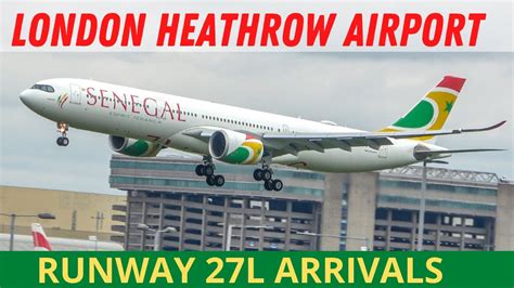 London Heathrow Airport Plane Spotting 2021 Runway 27L Arrivals YouTube