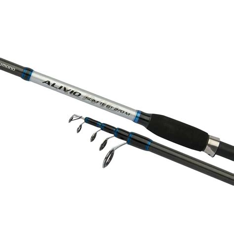 Shimano Fishing Alivio Slim Tele Gt Spinning Rod Black Waveinn