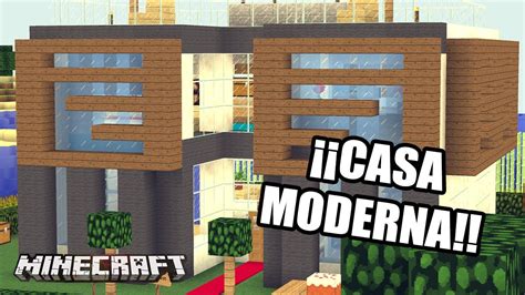 Minecraft Casa Moderna Casas De Subs Youtube