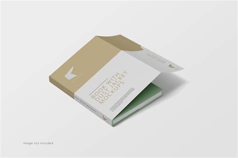 Premium Psd Book With Dust Jacket Mockup