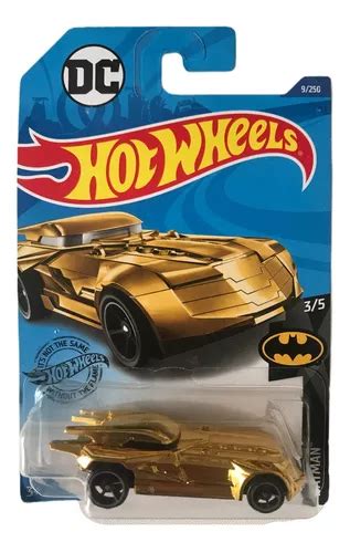 Batimovil Cromado Dorado Batman Hot Wheels Gln D C Mercadolibre