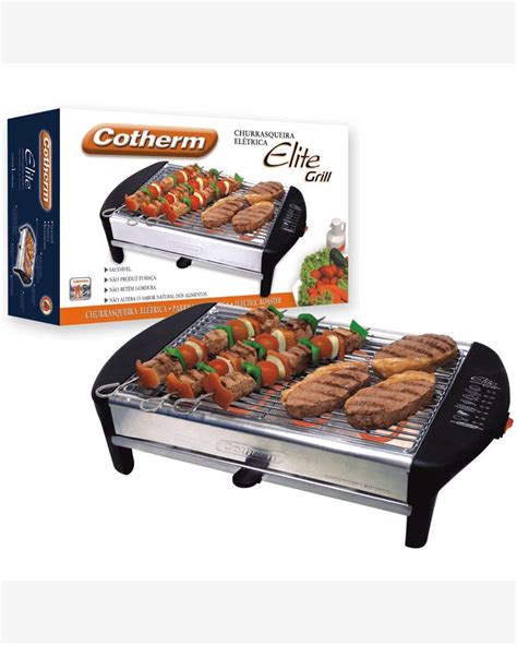 Riachuelo Churrasqueira El Trica W Cotherm Elite Grill Voltagem V