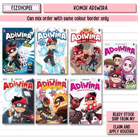 BUKU Komik Adiwira Dan Adoiwira Koleksi Komik Terbaik Ash Kun Komik