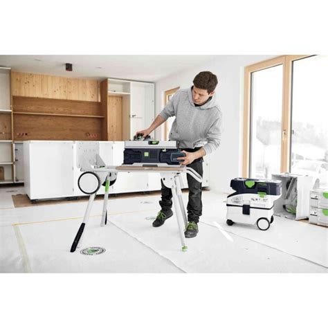 Akumuliatorinis stalinis diskinis pjūklas FESTOOL CSC SYS 50 EBI Basic