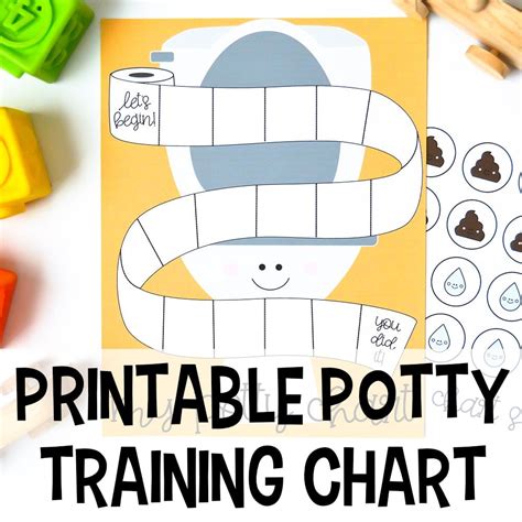 potty training printable chart calendar hexagon
