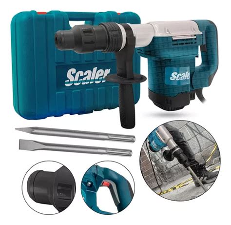 Martelo Rompedor Sds Max 5kg Scaler Azul 60hz 71j 220v Frete Grátis