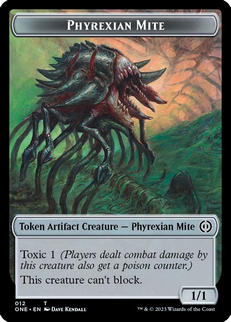 One Mothership The Tokens Of Phyrexia All Will Be One The