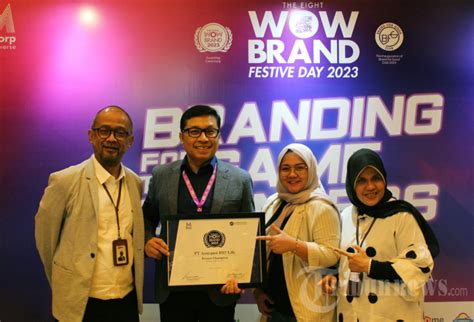 Bri Life Raih Penghargaan Di Ajang Wow Brand Festive Foto