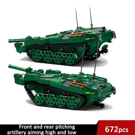 Swedish Stridsvagn 103 Strv 103 Main Battle Tank 692 Pieces