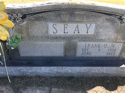 Frank Oden Seay Jr 1936 1975 Find A Grave Memorial