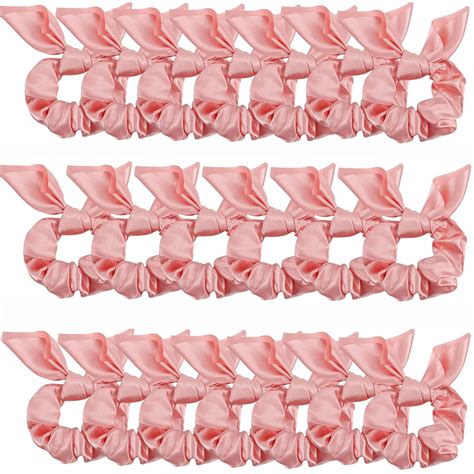 Amazon ACO UINT 20 Pack Pink Hair Scrunchies For Women Pink Hair