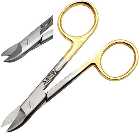 Dental Crown Collar Cutting Scissors 425 Curved For Thin