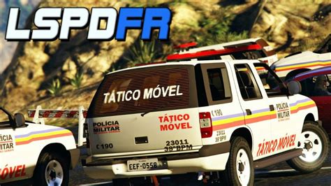 GTA V MOD POLICIA PMMG TROCA DE TIROS GANGUES NO MEIO DA RUA