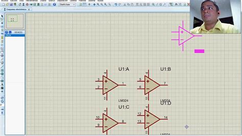 Primeros Pasos Con Proteus 8 9 Amplificador Operacional Inversor Youtube