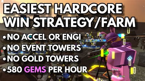 Win Hardcore Easy With Battlefield Frenzy Strategy 580 Gem Per Hr Roblox Tower Defense