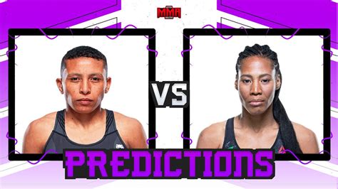 Josiane Nunes Vs Zarah Fairn Prediction UFC 283 YouTube